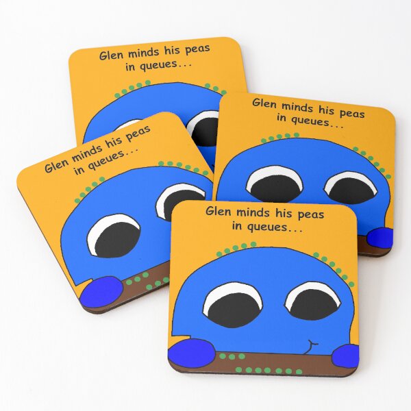 Item preview, Glen Minds his Peas in Queues designed and sold by Theophanes Avery.