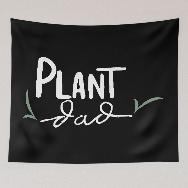 Item preview, plant dad plants lover hobby enthusiast man green minimal writing designed and sold by am-mantilla2156.