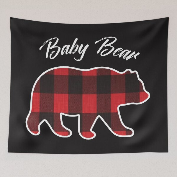 Item preview, Baby Bear | Matching Family Christmas Red Plaid Pajama T-Shirt  designed and sold by mydesigns15.