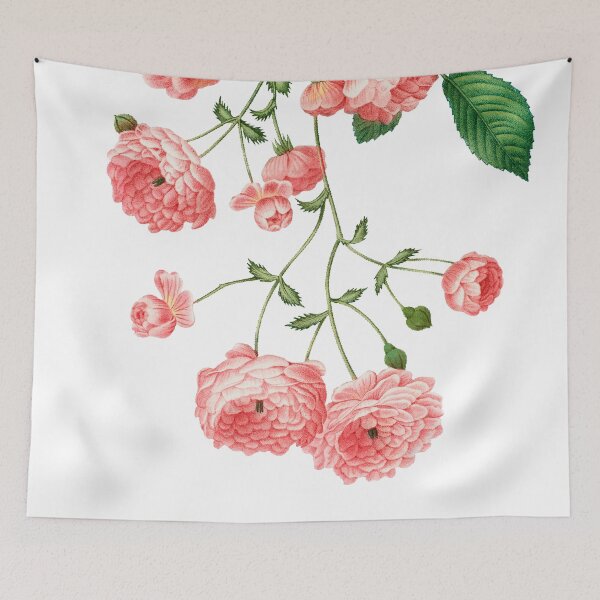 Item preview, Vintage Pink Flower Vine Illustration designed and sold by xostarboyxo.