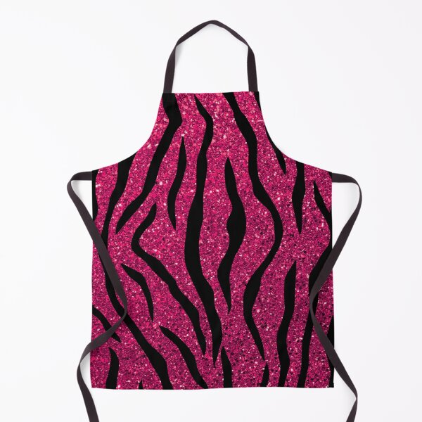 Item preview, Dark Pink Glitter Effect Tiger Stripes designed and sold by WOW TeesAndThings.