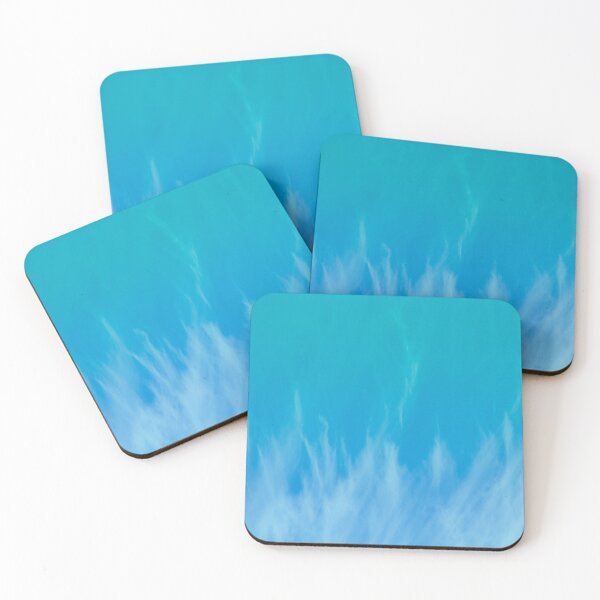 Item preview, Colores de playa azul turquesa degradado horizontal con nubes designed and sold by Images by Chris de Blank.