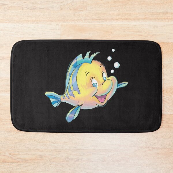 Item preview, Flounder Bubbles Cute Smiling Fish designed and sold by mydesigns15.