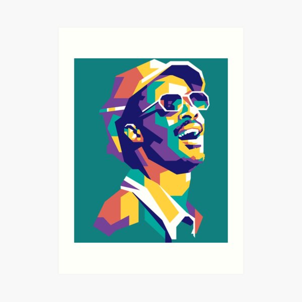 Stevie Wonder Stevie wonder Art Print