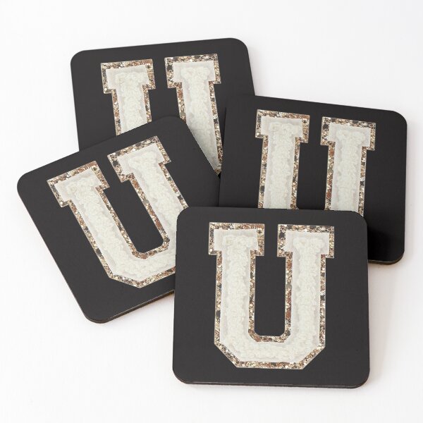 Item preview, U - Blanc Glitter Varsity Letter Patches designed and sold by Monograms Ultd.