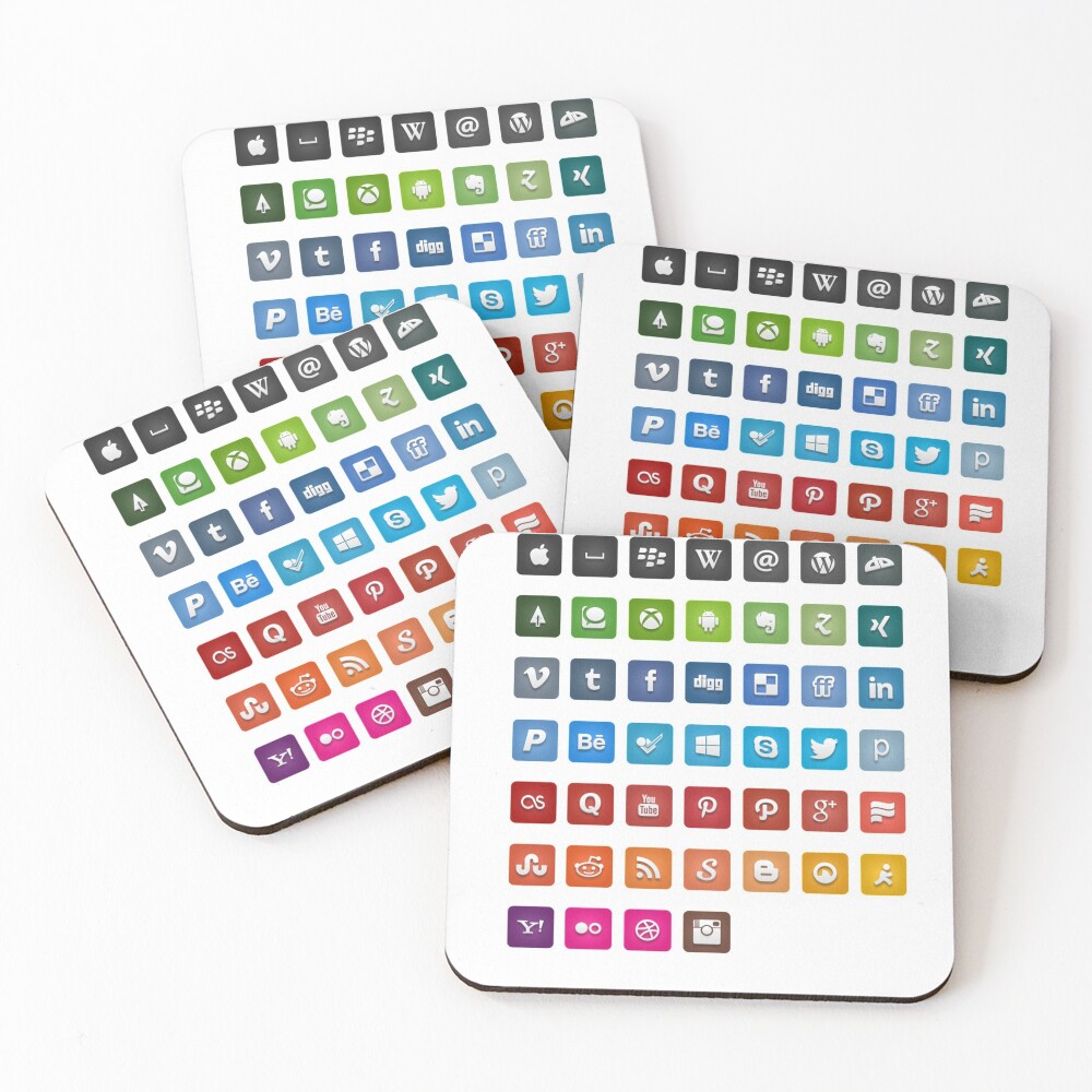 Item preview, Coasters (Set of 4) designed and sold by MrHemo.