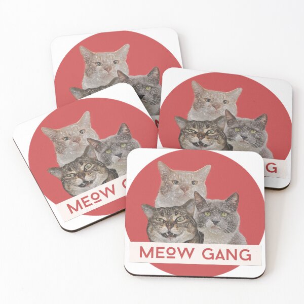Item preview, meow gang designed and sold by ewoio.