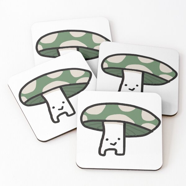 Item preview, green mushroom | vee's little guys designed and sold by veebeebia.
