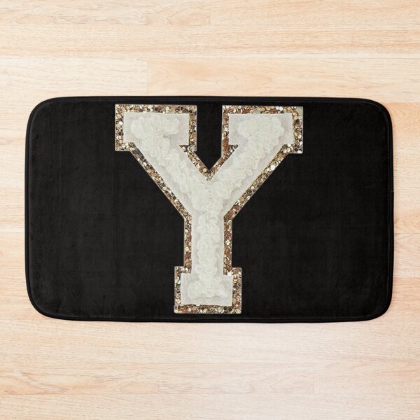 Item preview, Y - Blanc Glitter Varsity Letter Patches designed and sold by Monograms Ultd.