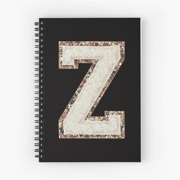 Item preview, Z - Blanc Glitter Varsity Letter Patches designed and sold by Monograms Ultd.