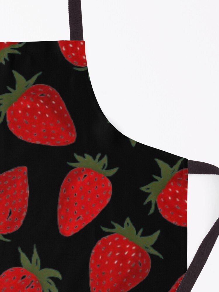 Alternate view of Strawberry pattern Apron