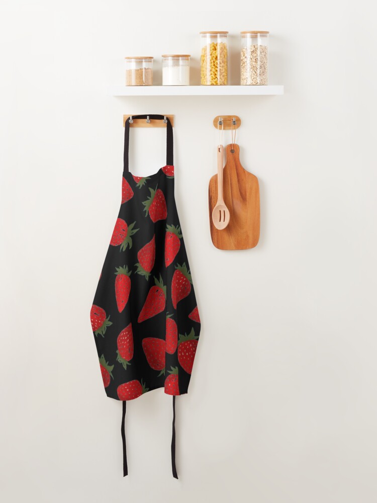 Alternate view of Strawberry pattern Apron