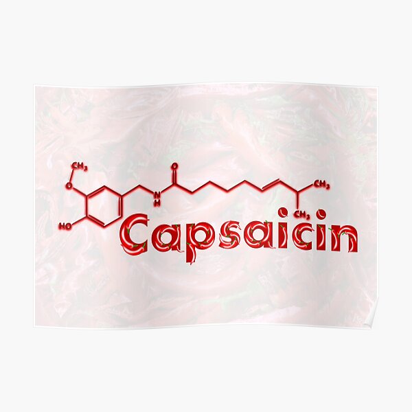 "Capsaicin" Poster for Sale by gracefullizard Redbubble