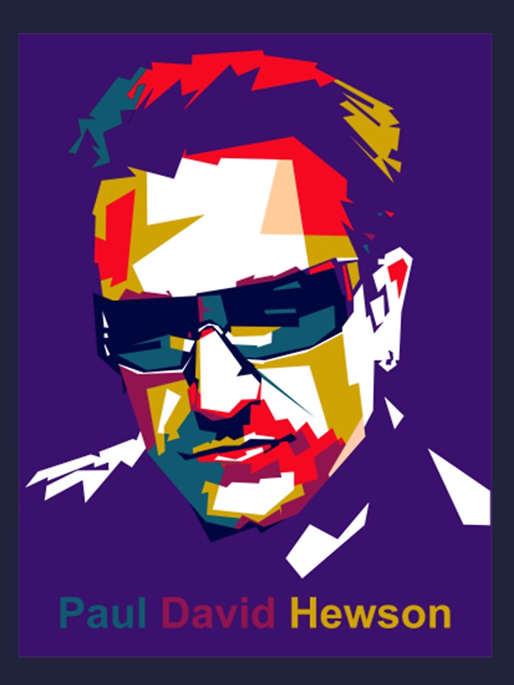 Paul David Hewson Bono U2Paul David Hewson Pop-Art Hoodie