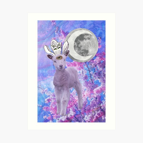Imbolc Lamb Art Print