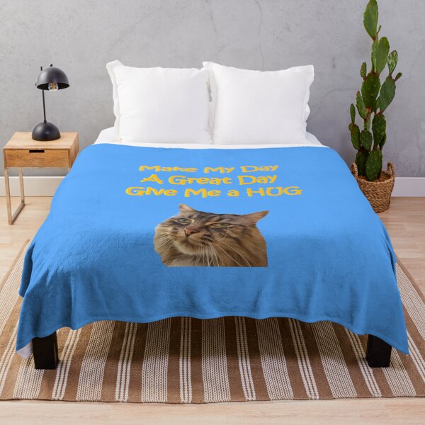 Item preview, Cat Hugs -Make my Day a Great Day. Give Me a Hug in National Pet Month designed and sold by Inspire-me-CYK.