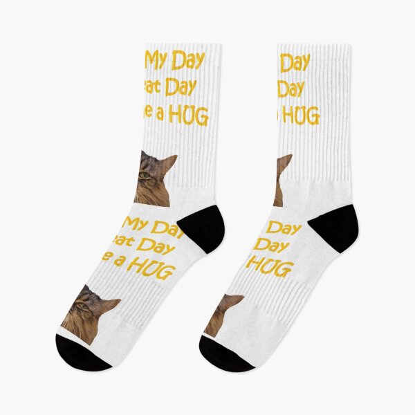 Item preview, Cat Hugs -Make my Day a Great Day. Give Me a Hug in National Pet Month designed and sold by Inspire-me-CYK.