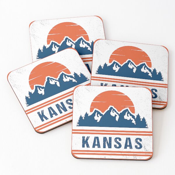 Item preview, Retro Vintage Kansas USA Mountain Gift for Men Shirt designed and sold by Fatherday9851.