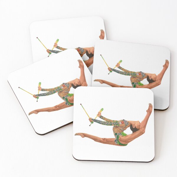 Item preview, Rhythmic Gymnastics Alexandra Soldatova Clubs  designed and sold by rhythmicdrawing.