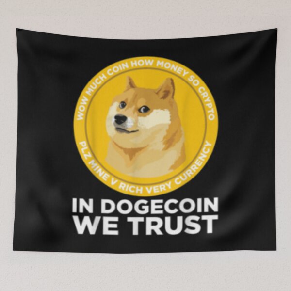 Item preview, In Dogecoin We Trust- Blockchain Cryptocurrency  designed and sold by JayeBraden.