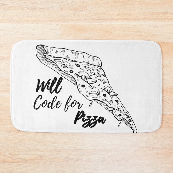 Item preview, Will Code for Pizza Funny Gift for Developers designed and sold by 33/34 Shop.