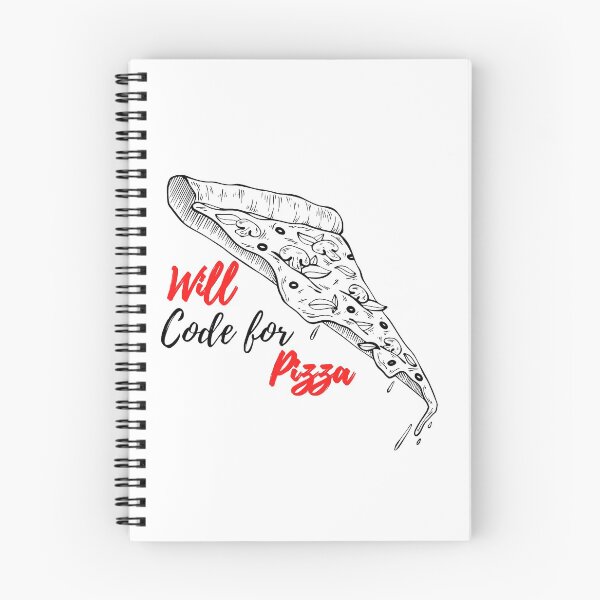 Item preview, Will Code for Pizza Funny Gift for Computer Lovers designed and sold by 33/34 Shop.