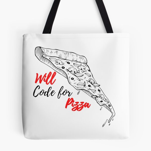 Artikelvorschau, Will Code für Pizza Lustiges Geschenk für Computerliebhaber entworfen und verkauft von 33/34 Shop.