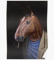 Somber Horse Poster