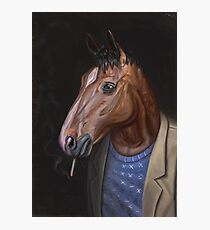 Somber Horse Photographic Print