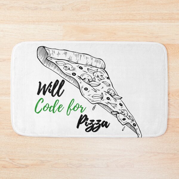 Item preview, Will Code for Pizza Funny Gift designed and sold by 33/34 Shop.