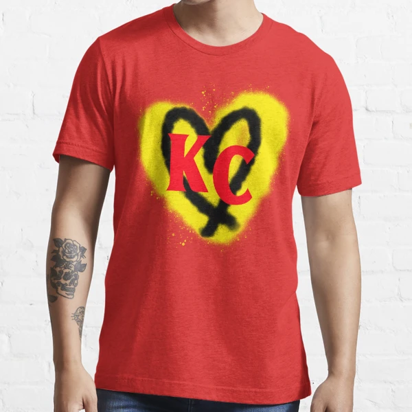 Charlie Hustle KC Heart Tee Red/Gold L