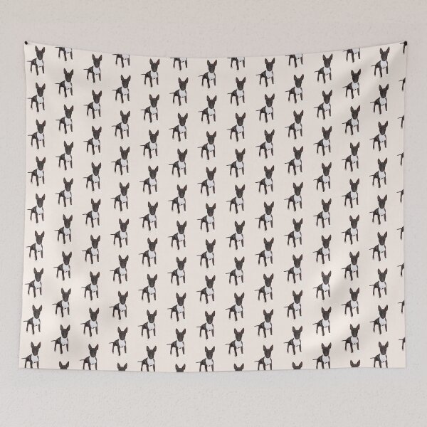 Item preview, Bull Terrier portrait beige designed and sold by crystalgreeen.