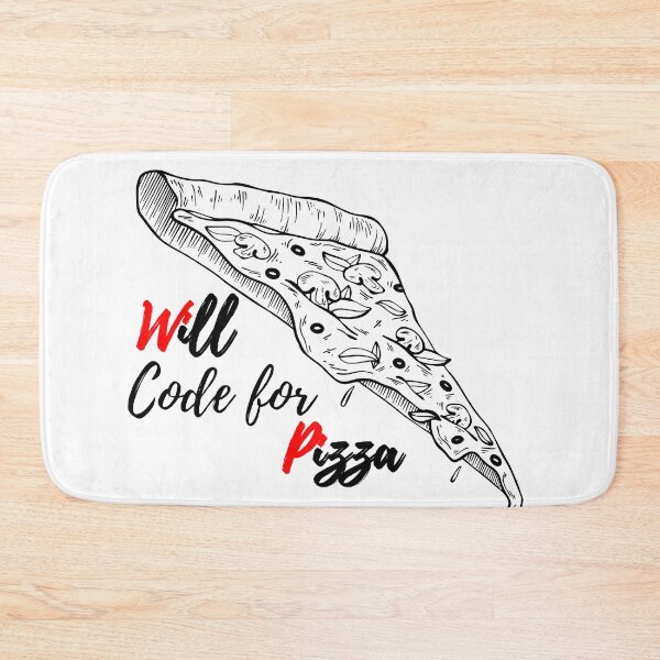 Item preview, Will Code for Pizza Funny Gift for Developers designed and sold by 33/34 Shop.