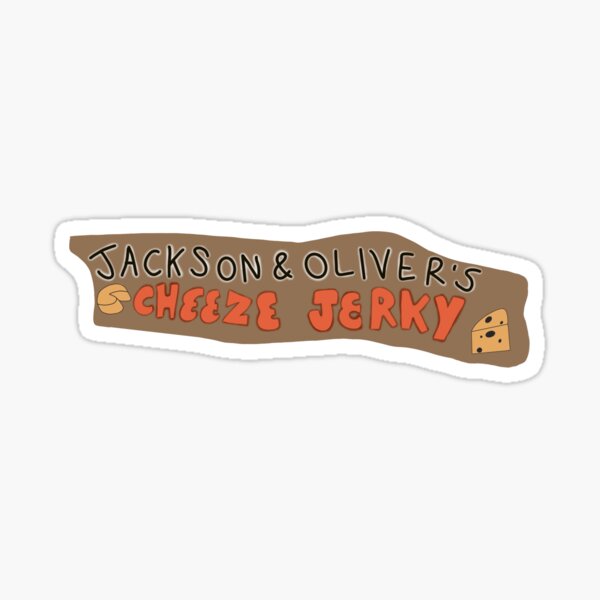 Item preview, Jackson und Olivers Cheeze Jerky designed and sold by thequarteredbee.