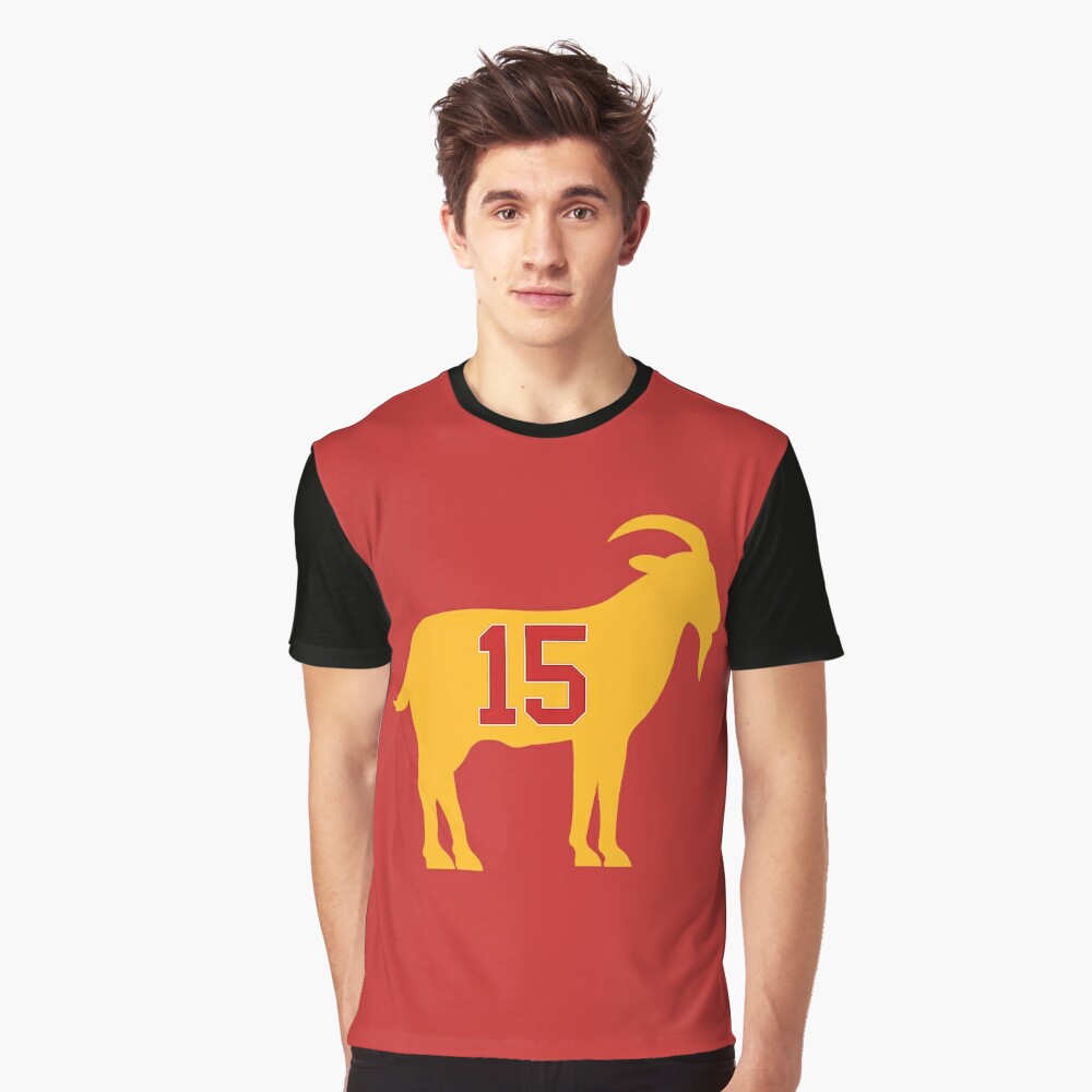 Kansas City Chiefs, Patrick Mahomes GOAT 15 Women's T-Shirt