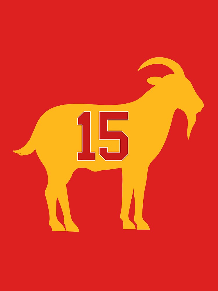 Kansas City Chiefs, Patrick Mahomes GOAT 15 T-Shirt