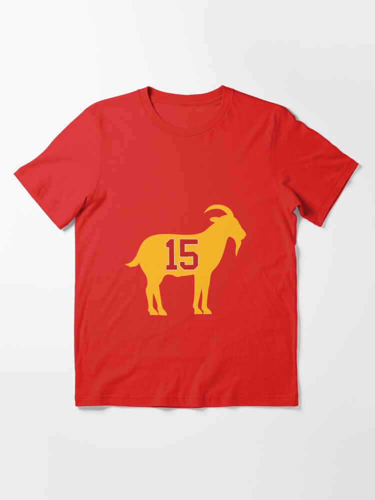 Kansas City Chiefs - Patrick Mahomes GOAT 15 Shirt Sticker for