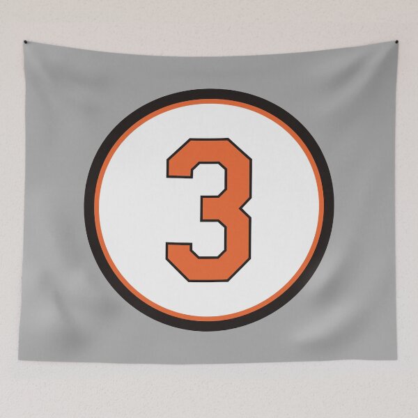 Item preview, Harold Baines #3 Jersey Number designed and sold by StickBall.