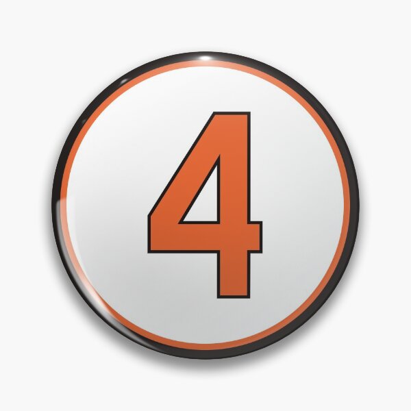 Item preview, Earl Weaver #4 Jersey Number designed and sold by StickBall.