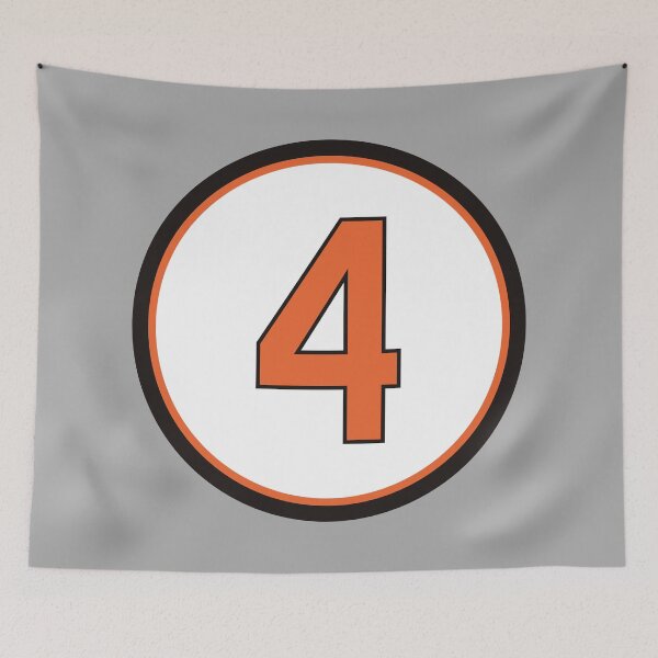 Item preview, Earl Weaver #4 Jersey Number designed and sold by StickBall.