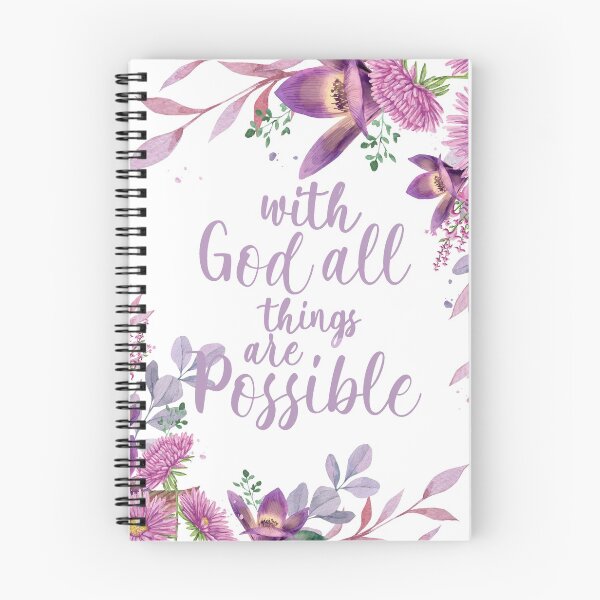 Item preview, Christian quote With God all things are possible designed and sold by della95.