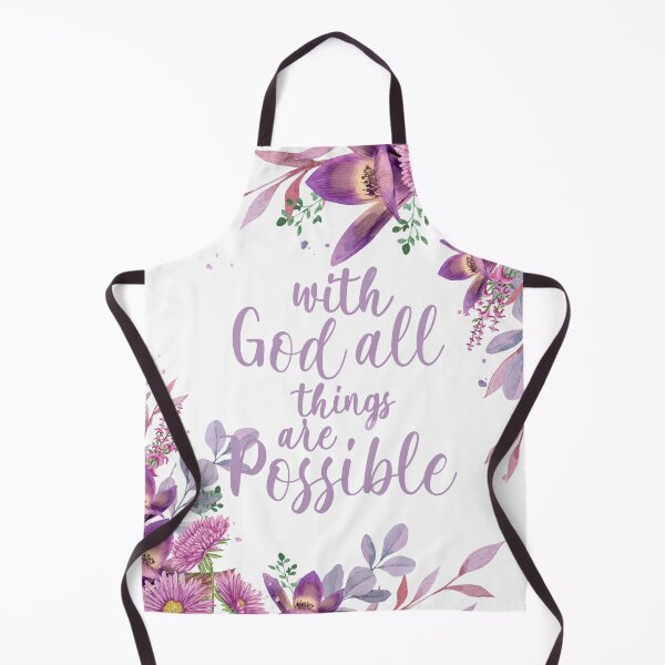 Item preview, Christian quote With God all things are possible designed and sold by della95.