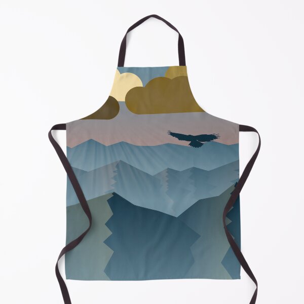 Item preview, Mountainous landscape with a hawk designed and sold by Javier Narváez Solarte.