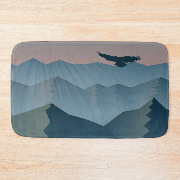 Item preview, Mountainous landscape with a hawk designed and sold by Javier Narváez Solarte.