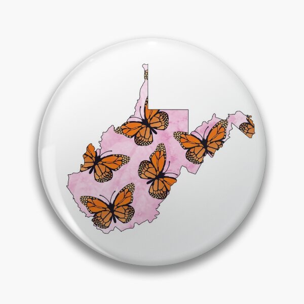 Item preview, West Virginia Butterflies Pink designed and sold by aliciaramones.