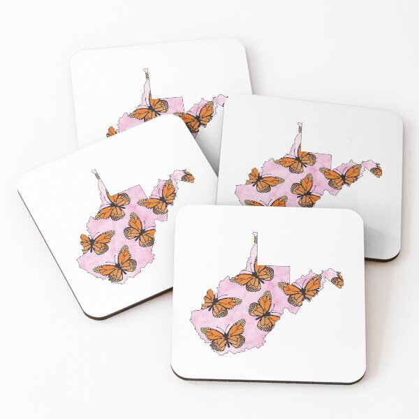 Item preview, West Virginia Butterflies Pink designed and sold by aliciaramones.