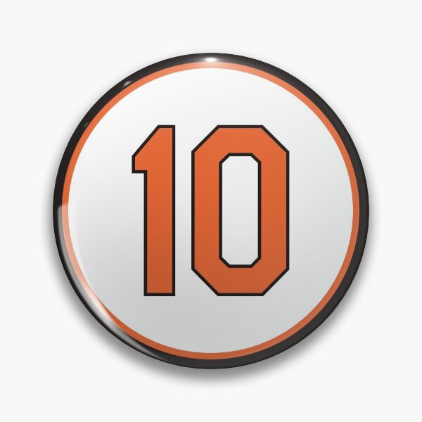 Artikelvorschau, Adam Jones #10 Jersey Number entworfen und verkauft von StickBall.