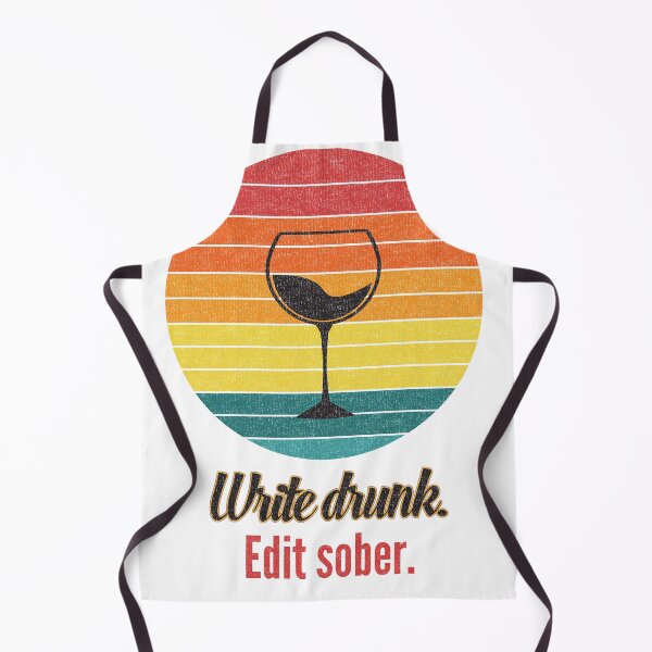 Item preview, Write Drunk Edit Sober Retro Over Sunset designed and sold by quonsepto.