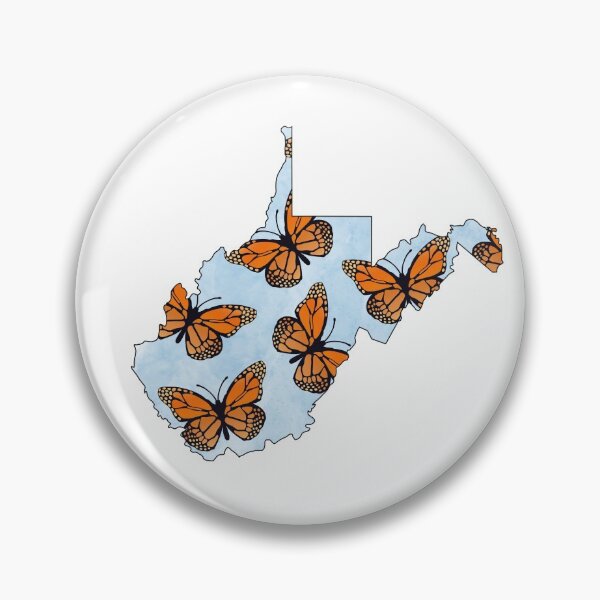Item preview, West Virginia Butterflies Blue designed and sold by aliciaramones.