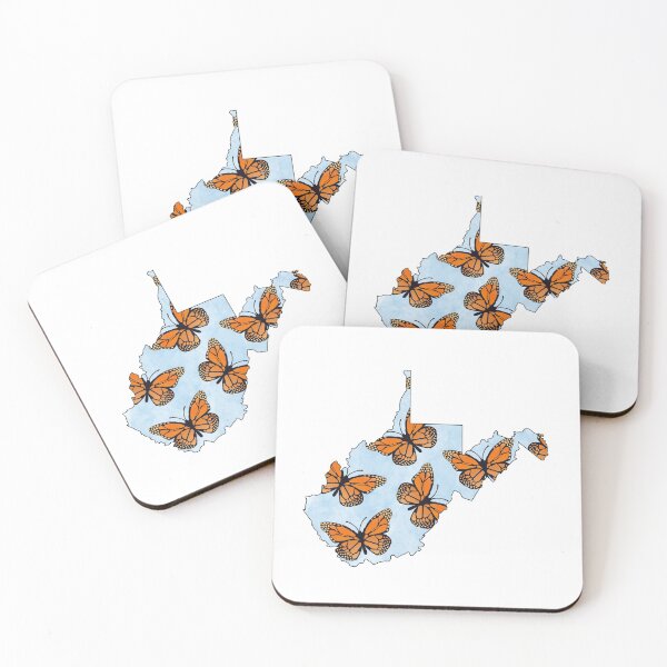 Item preview, West Virginia Butterflies Blue designed and sold by aliciaramones.